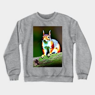 BEAUTIFUL COLORED SQUIRREL Crewneck Sweatshirt